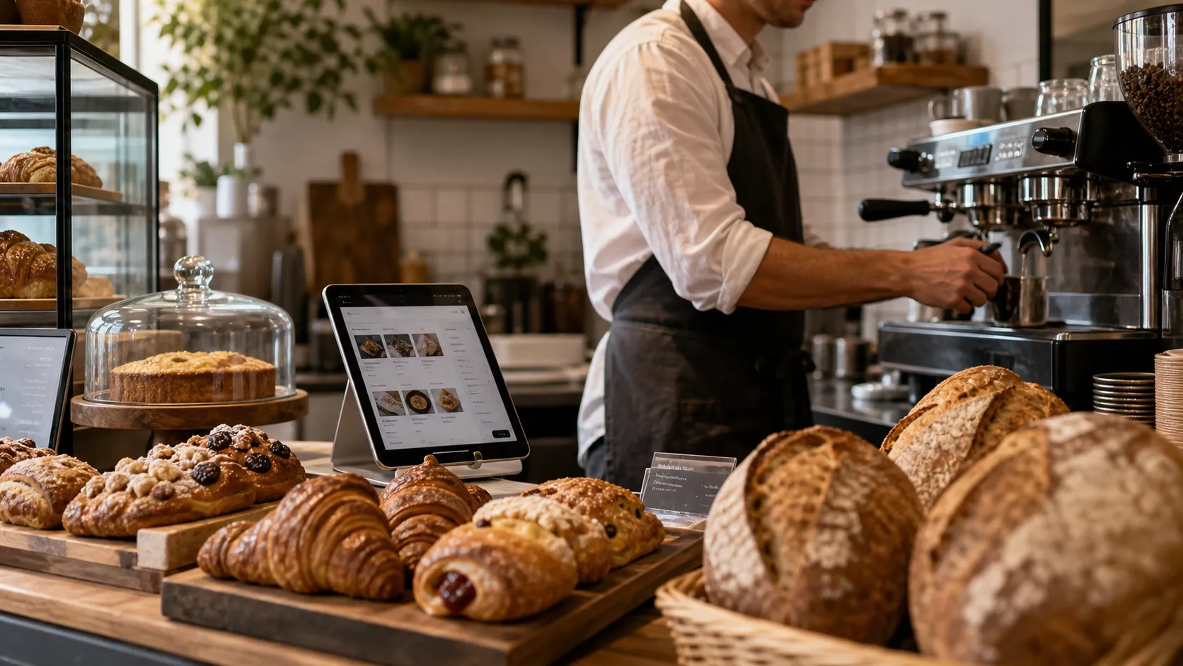 Bäckerei und Café als Branchenbeispiel