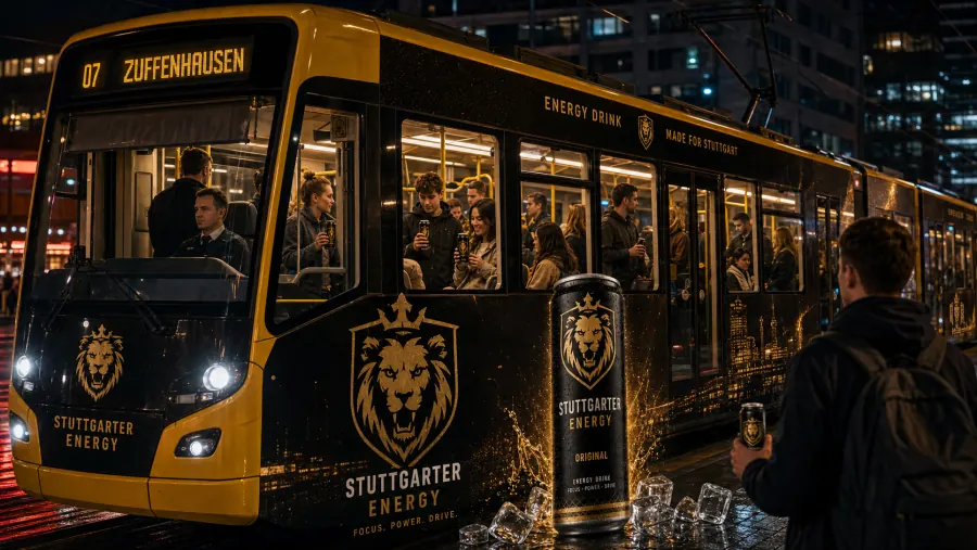 Stuttgarter Energy Stadtbahn Kampagne